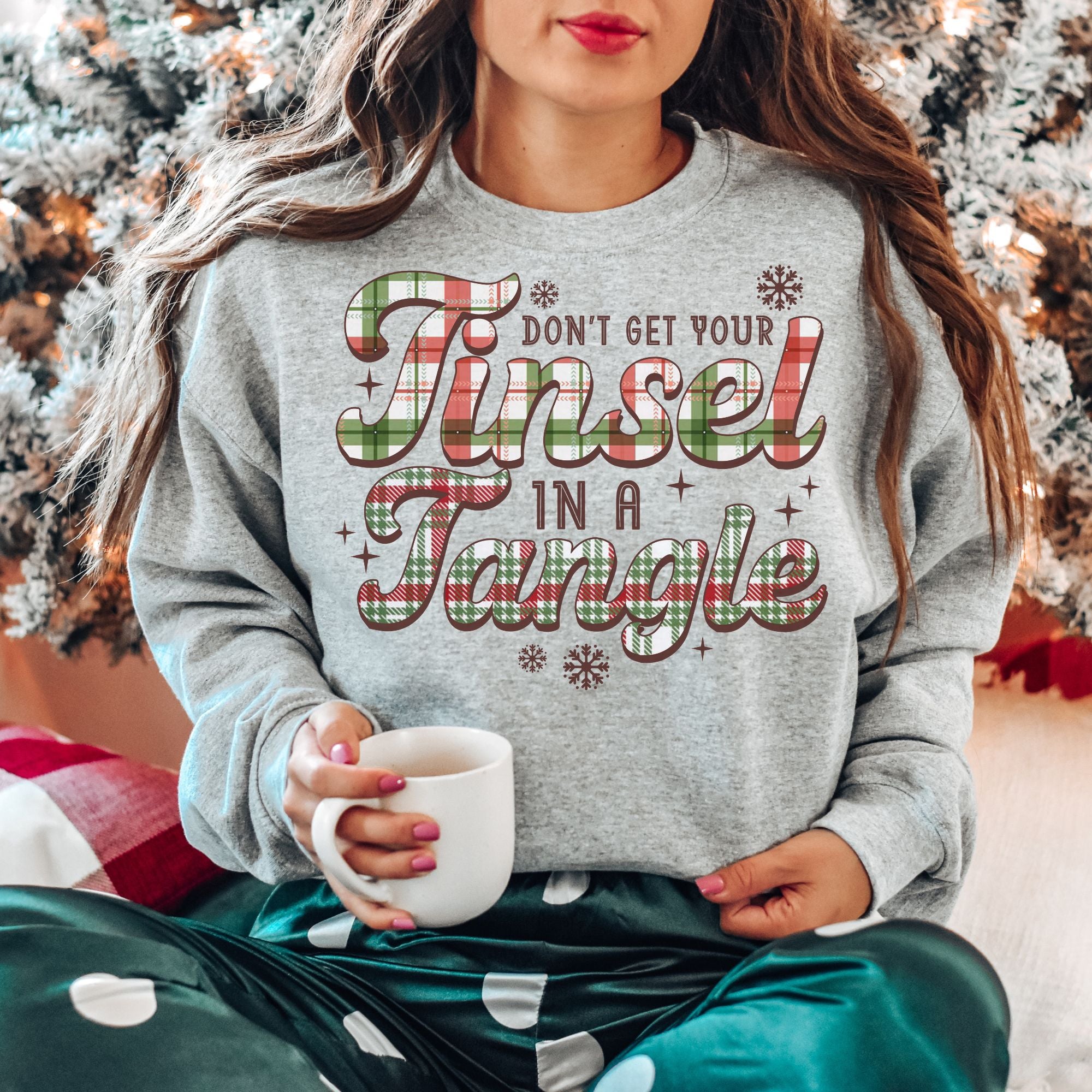 Don't get your Tinsel in a Tangle Plaid