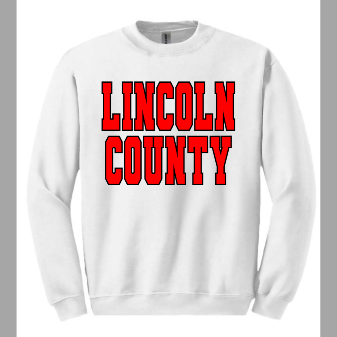 Lincoln County Red Inside Black Outside Spangle Gildan