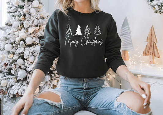 Merry Christmas White Print