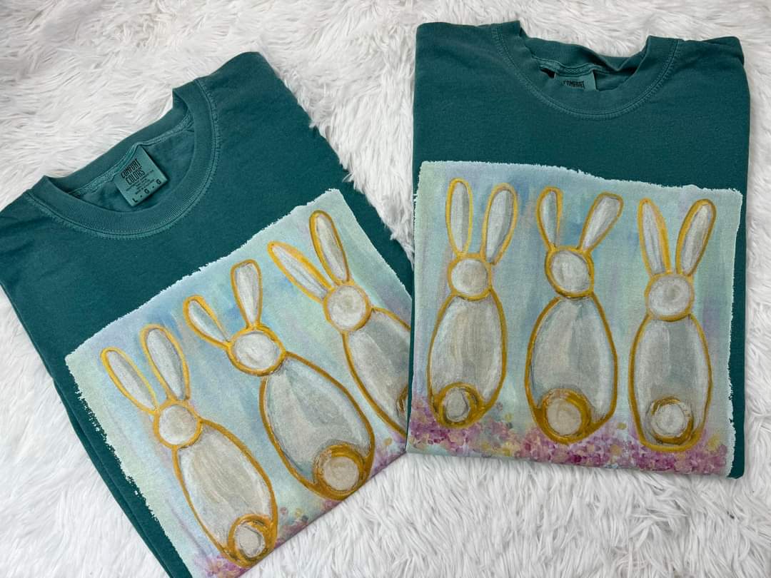 Gold Bunnies Comfort Colors