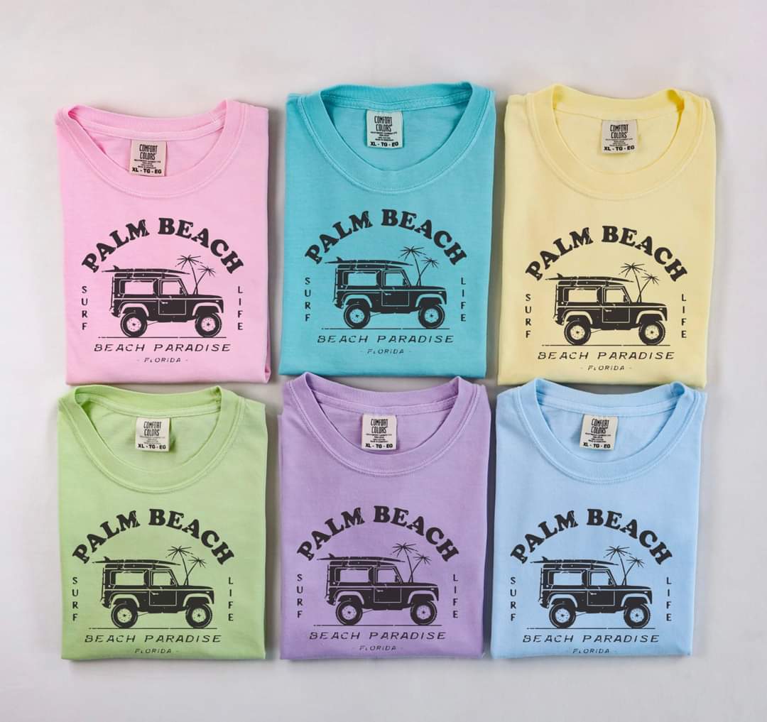 Palm Beach Paradise Comfort Colors Color Blast