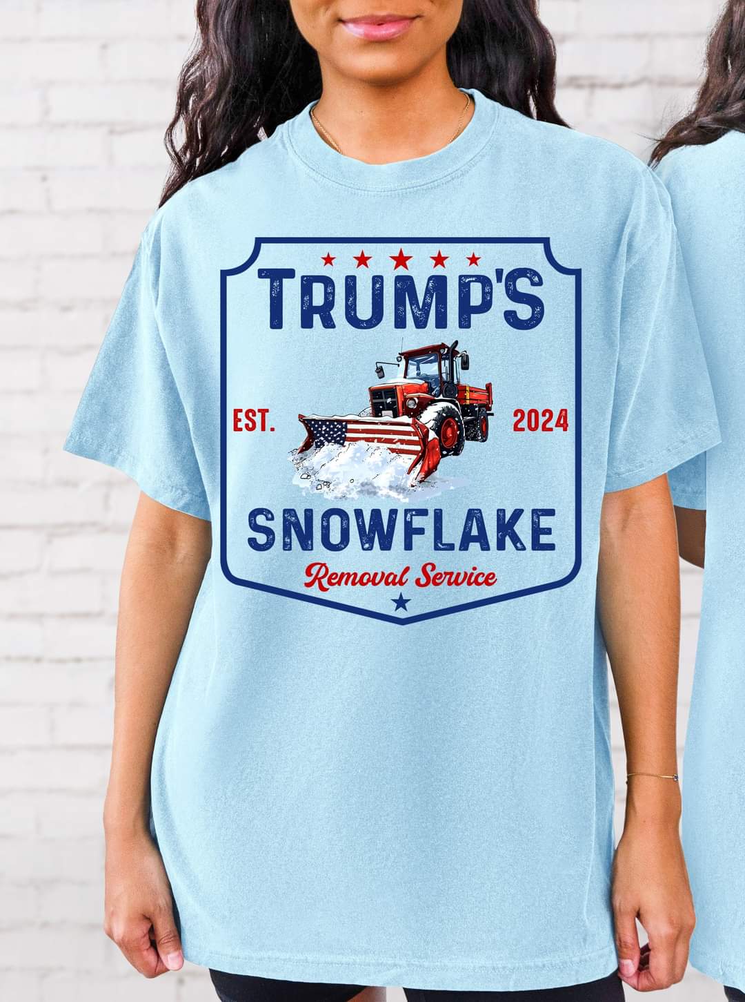 Trumps Snowflakes Comfort Colors