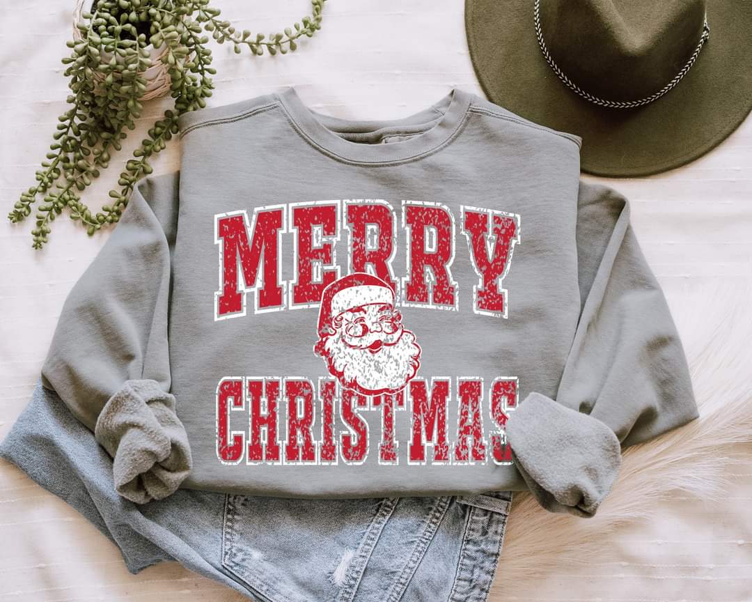 Retro Merry Christmas Comfort Colors