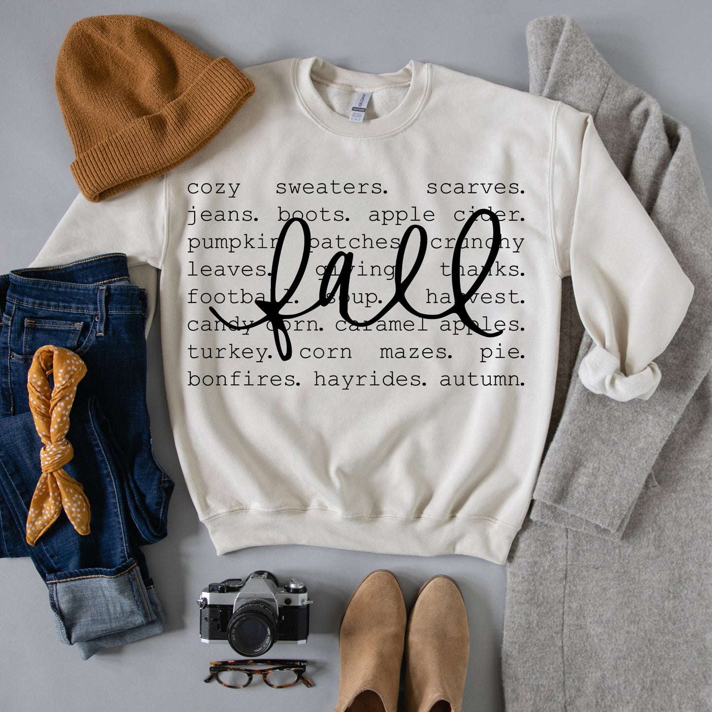 Fall Cozy Sweaters Fleece / Tee
