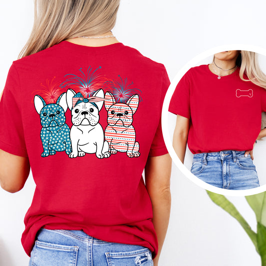 Frenchie Fireworks Comfort Colors