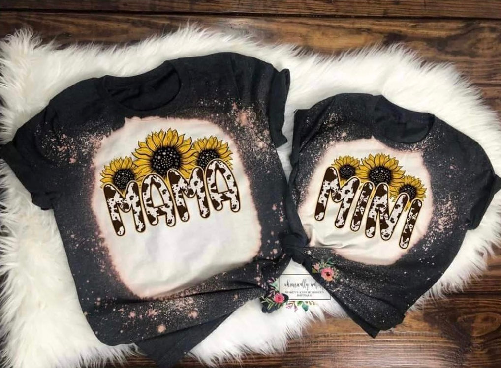 Sunflower Mama Acid Washed