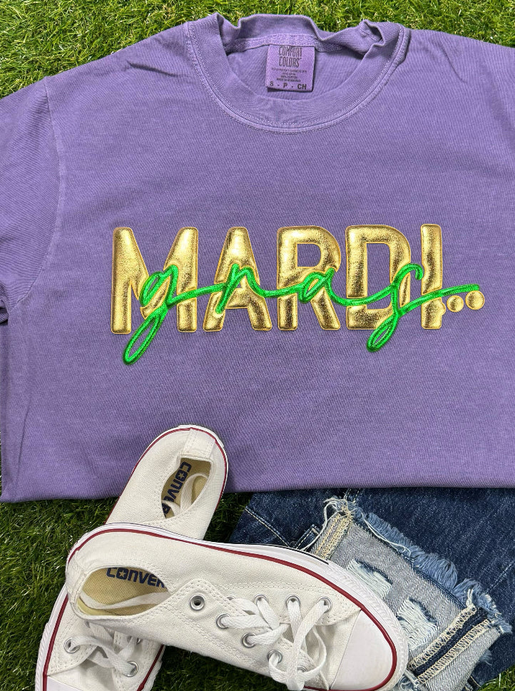 Mardi Gras Gold Puff Comfort Colors