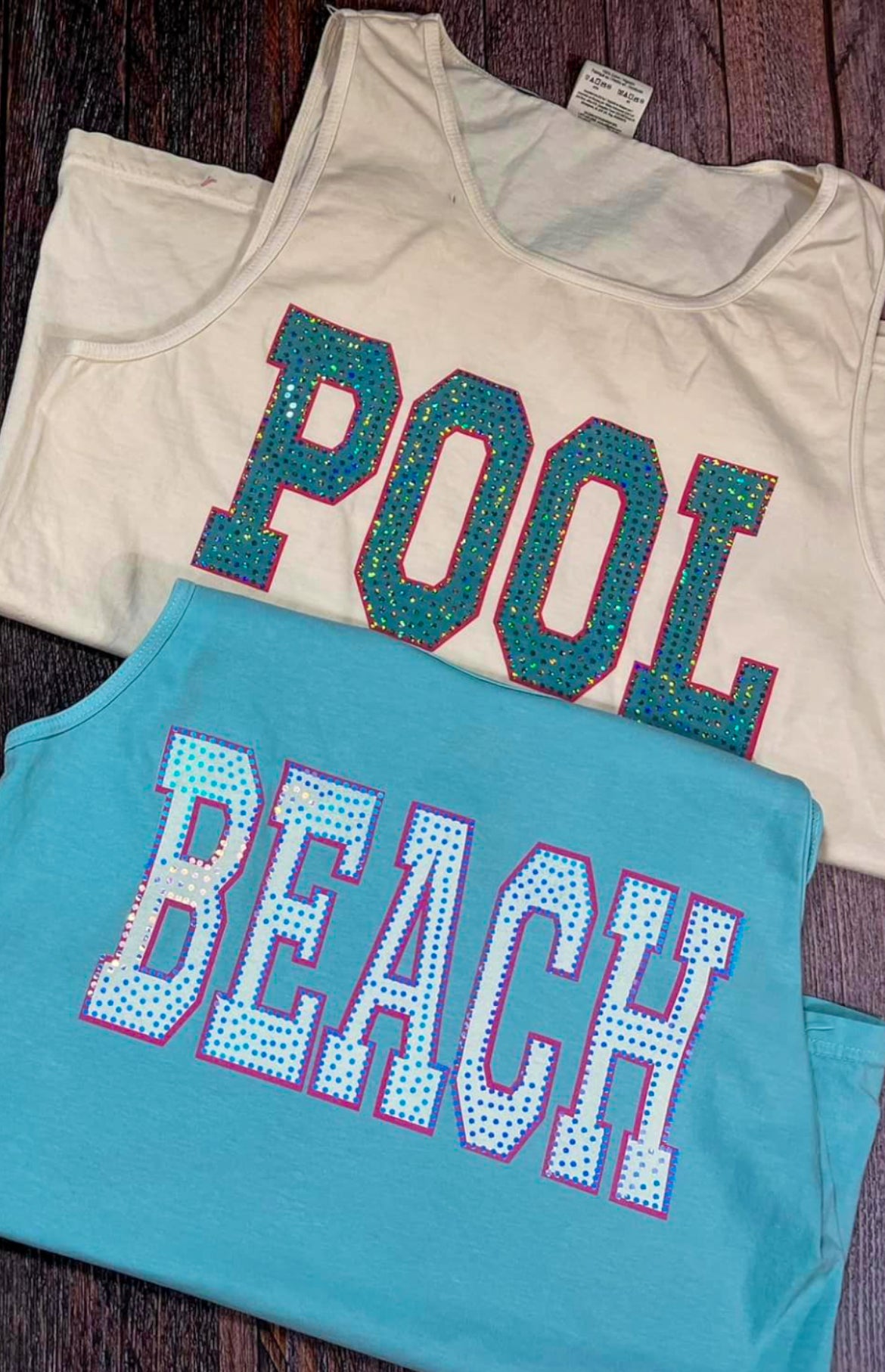 Pool Spangle Comfort Colors Tank Top