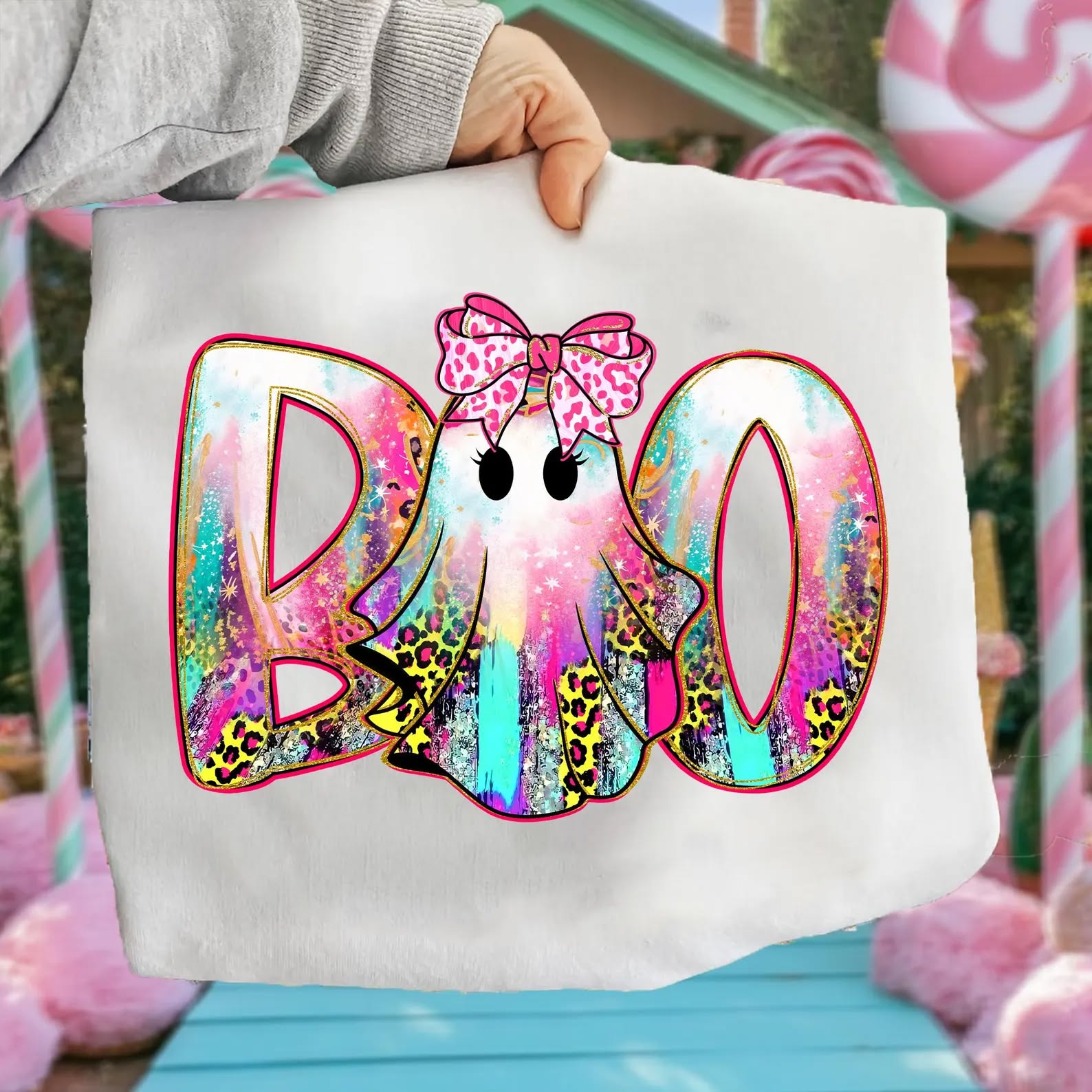 Ombre Boo Ghost