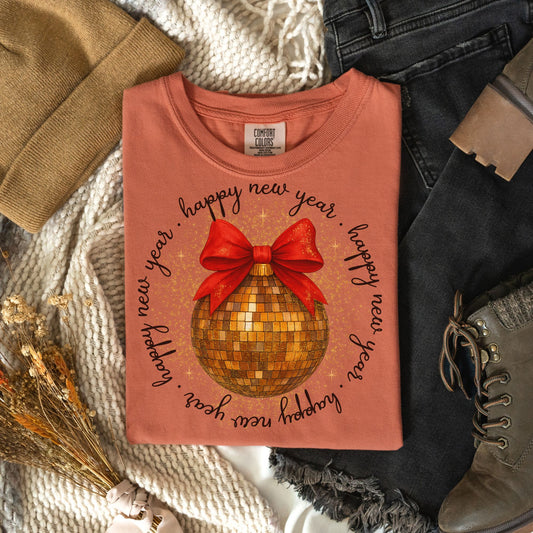 Happy New Year Disco Ball