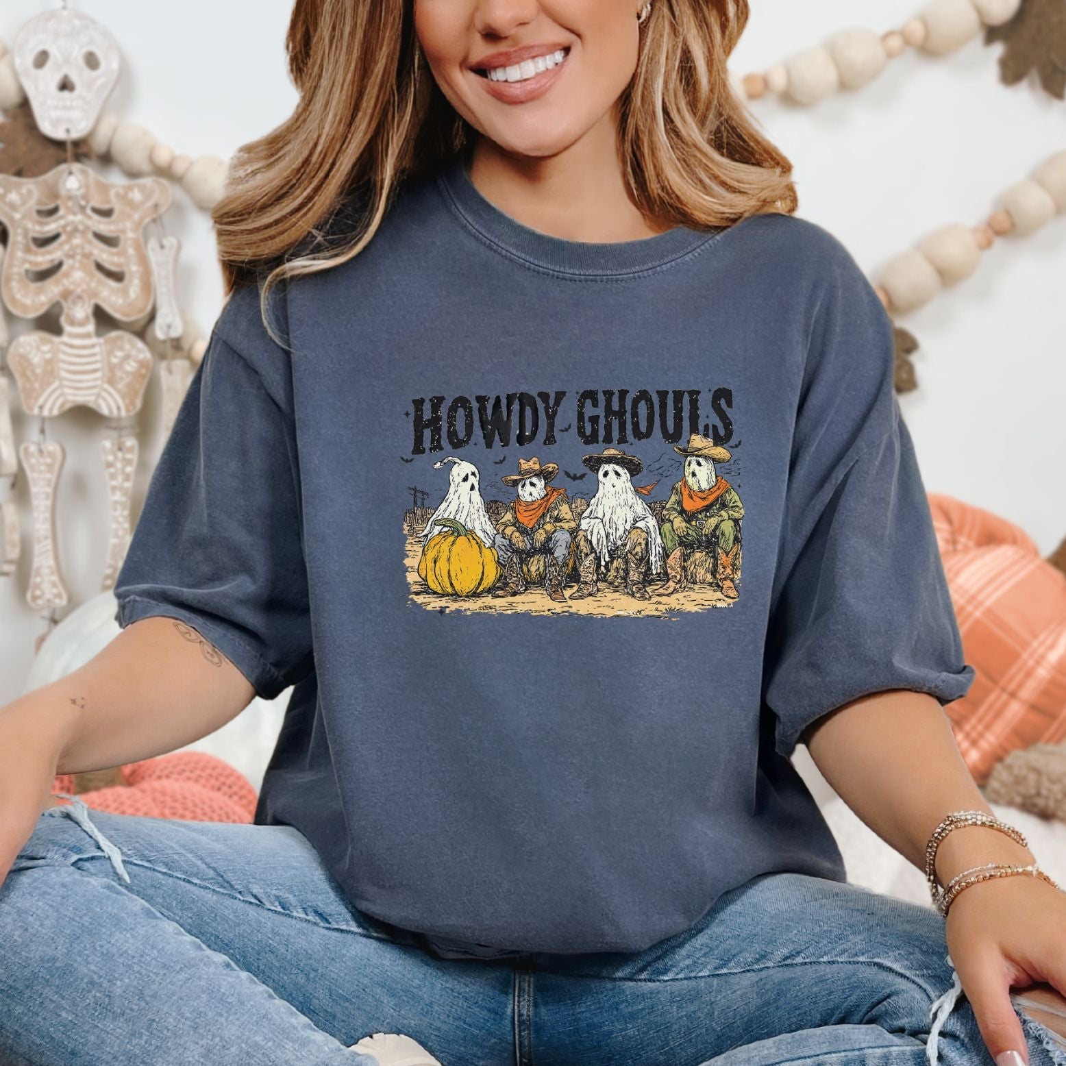 Howdy Ghouls Black