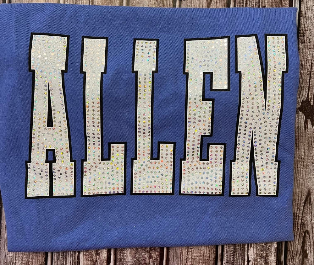 Allen White Inside Black Outside Comfort Colors