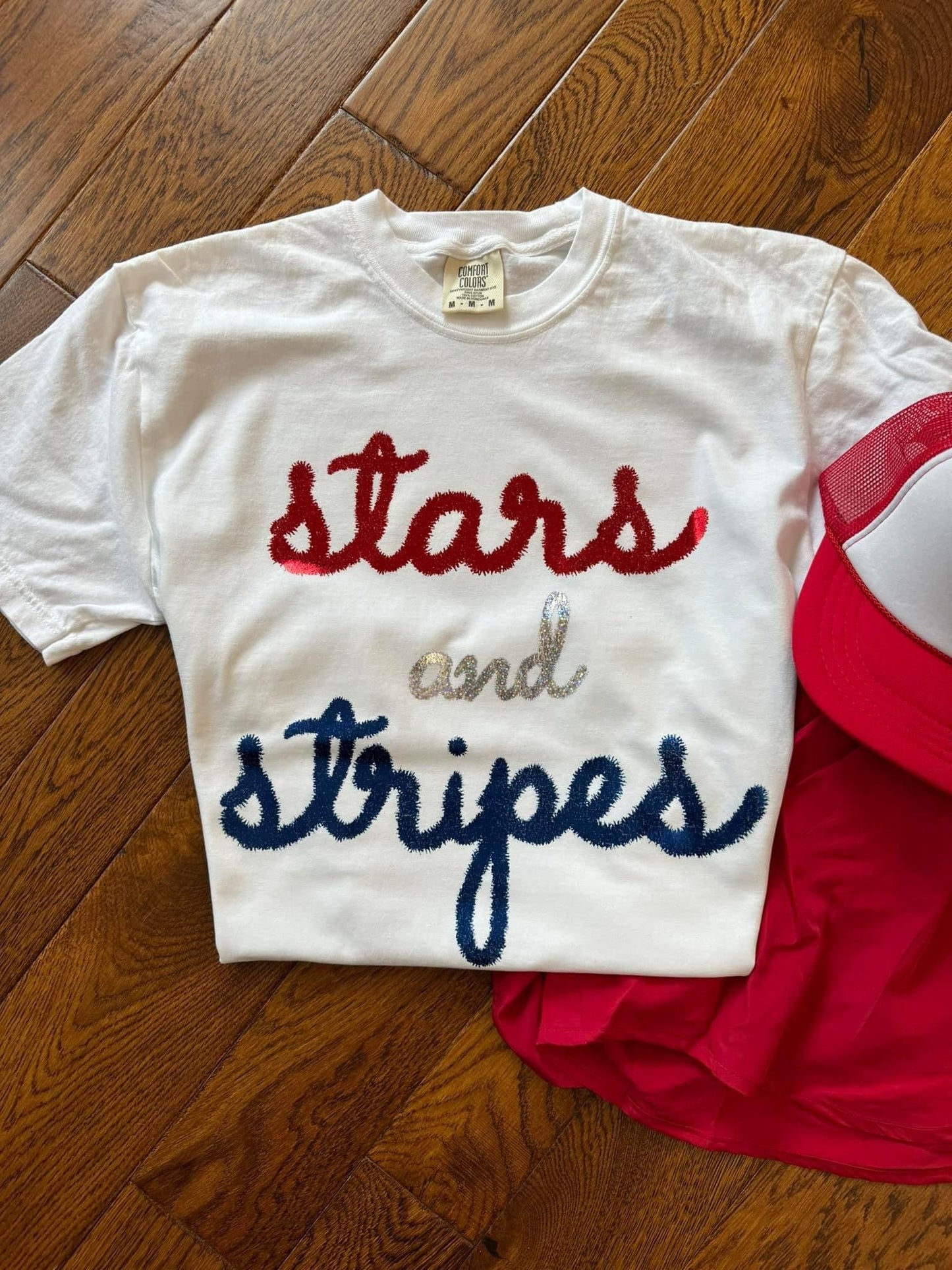 Stars And Stripes Foil Comfort Colors