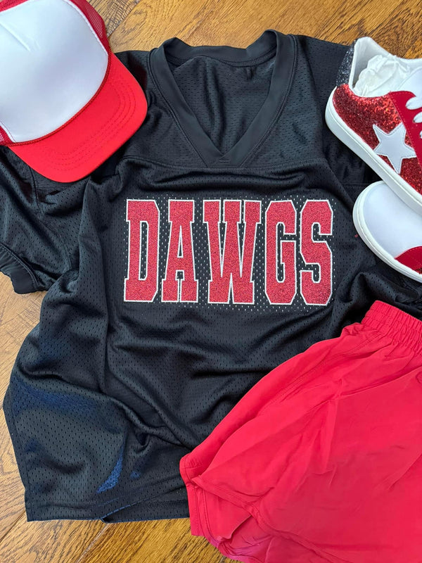 Dawgs Glitter Embroidered Jersey