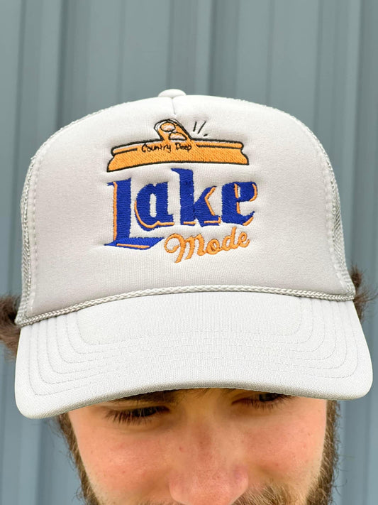 Lake Mode Embroidered Trucker Hat