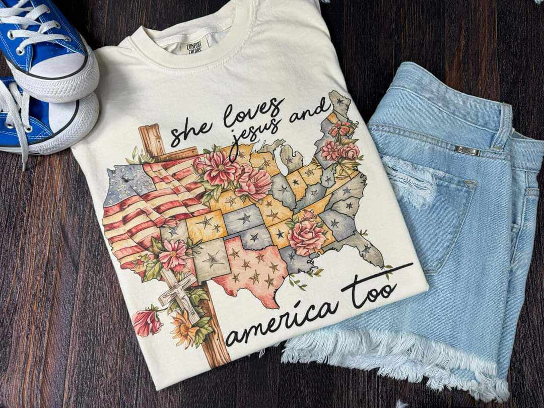 Loves Jesus USA Bella