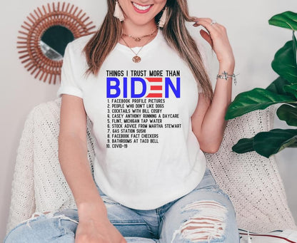 Things I Trust More Than Biden