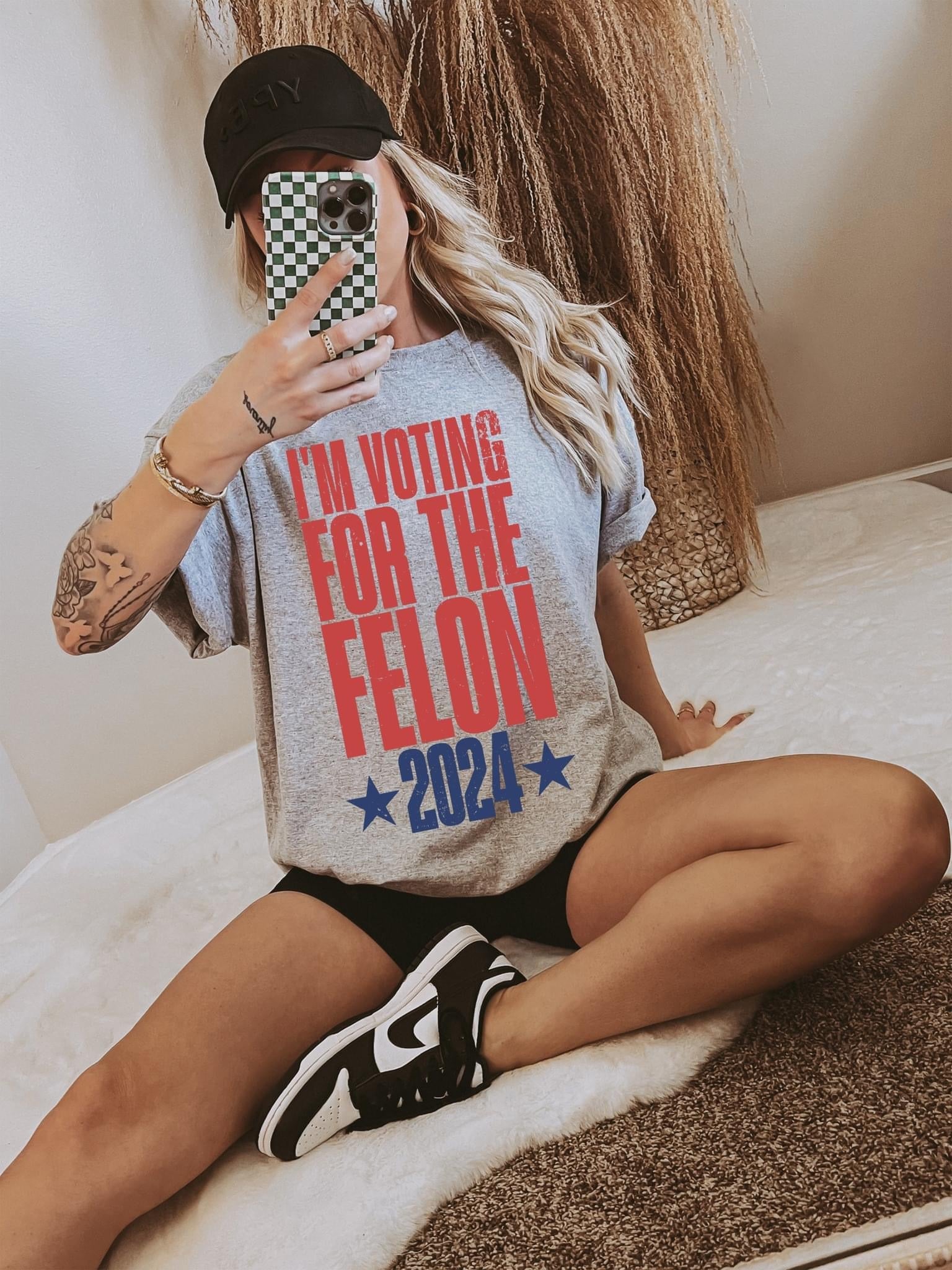 Im Voting For The Felon Comfort Colors Tank