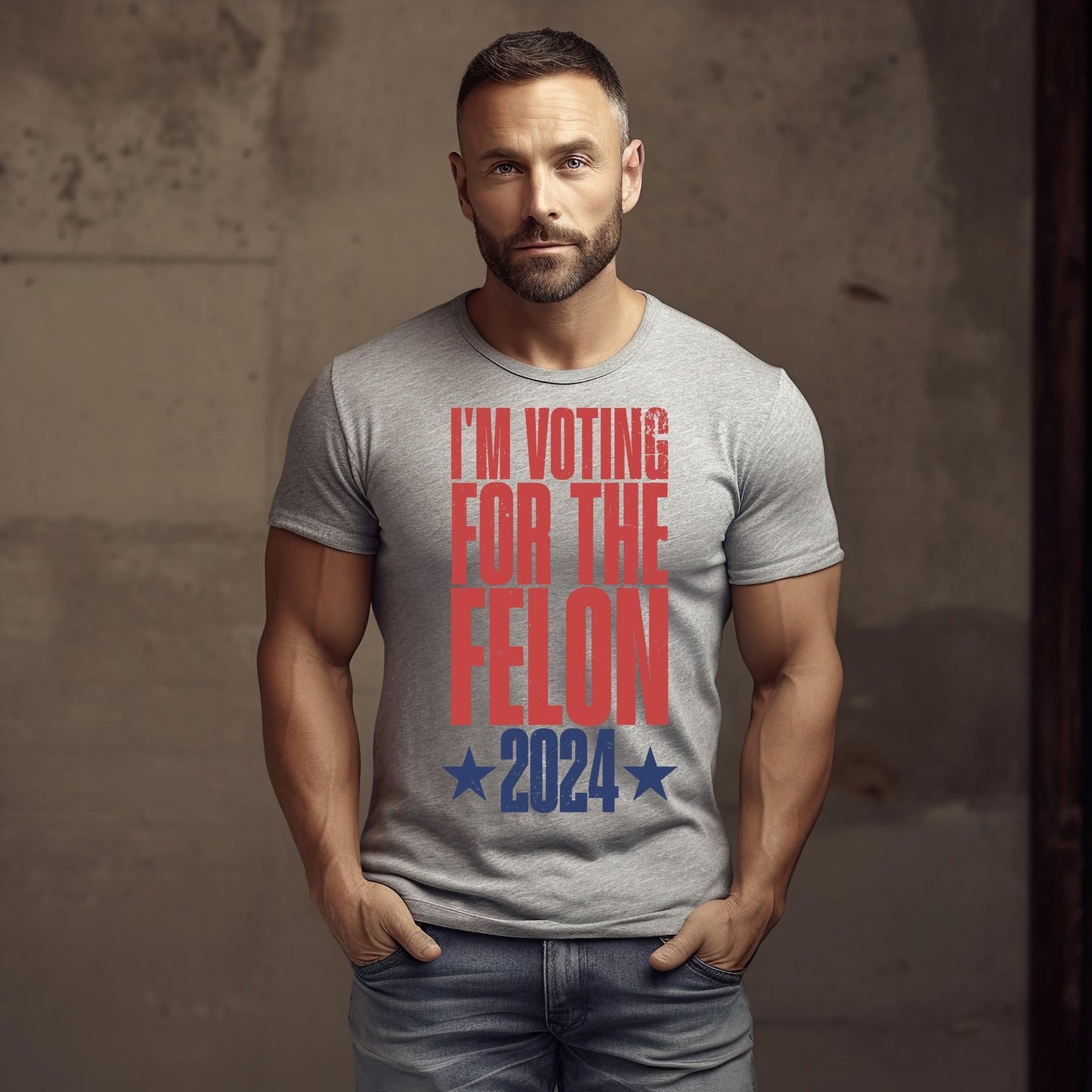 Im Voting For The Felon Comfort Colors Tank