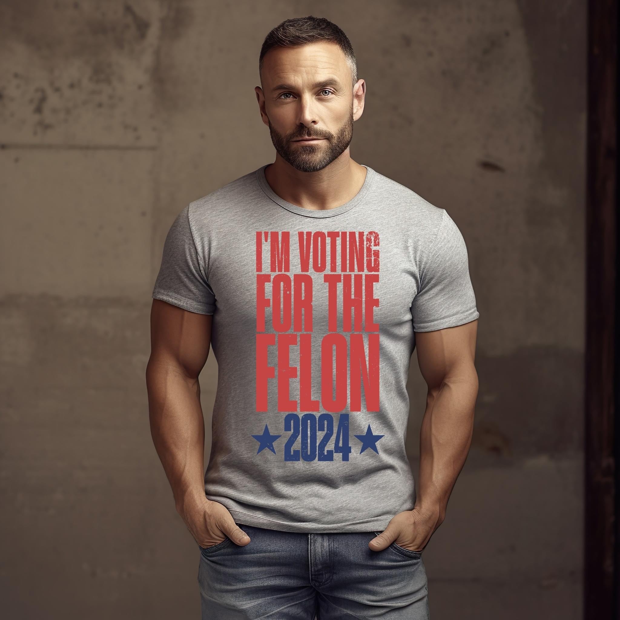 Im Voting For The Felon Comfort Colors Tank