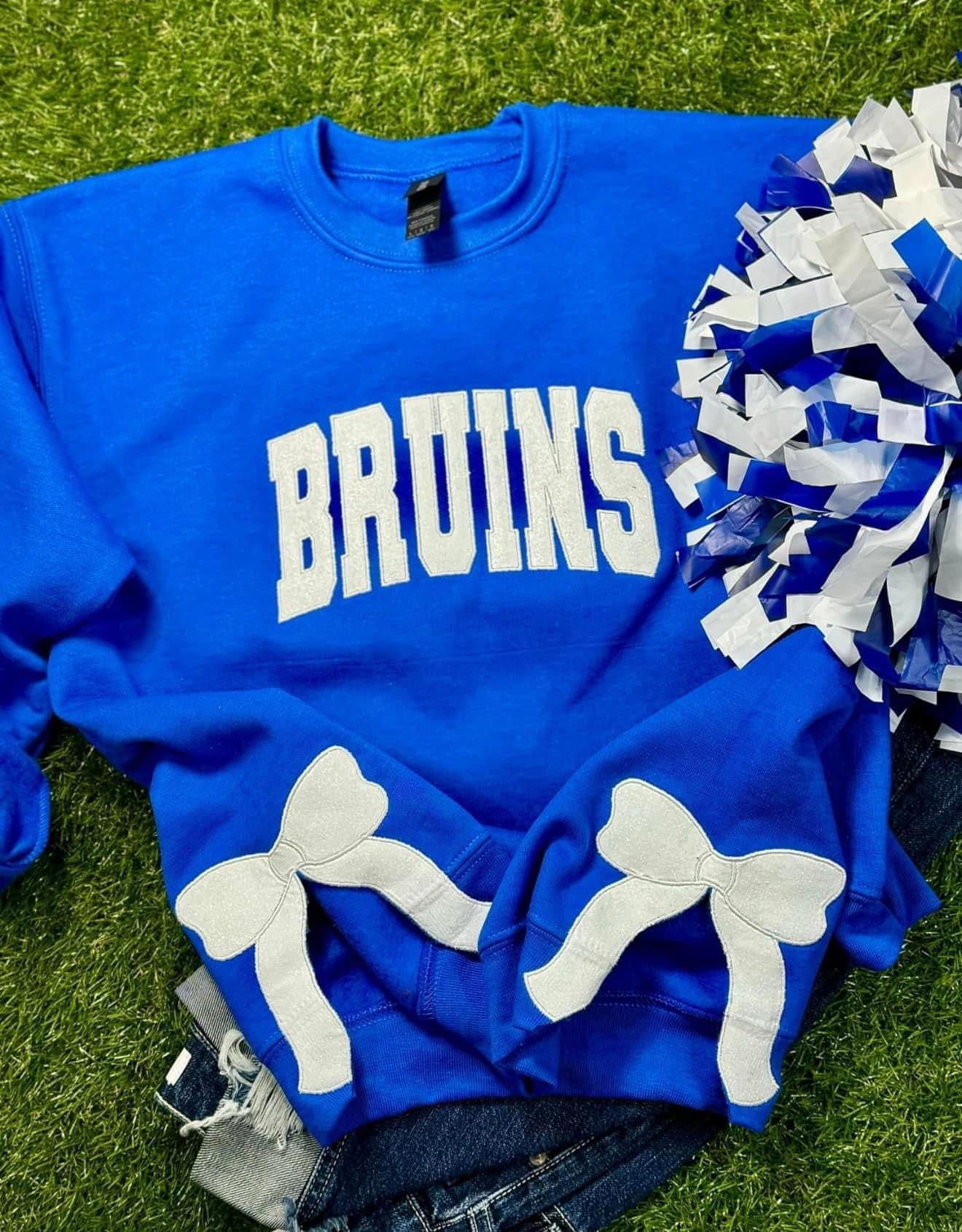 Bruins Embroidery With Side Bows