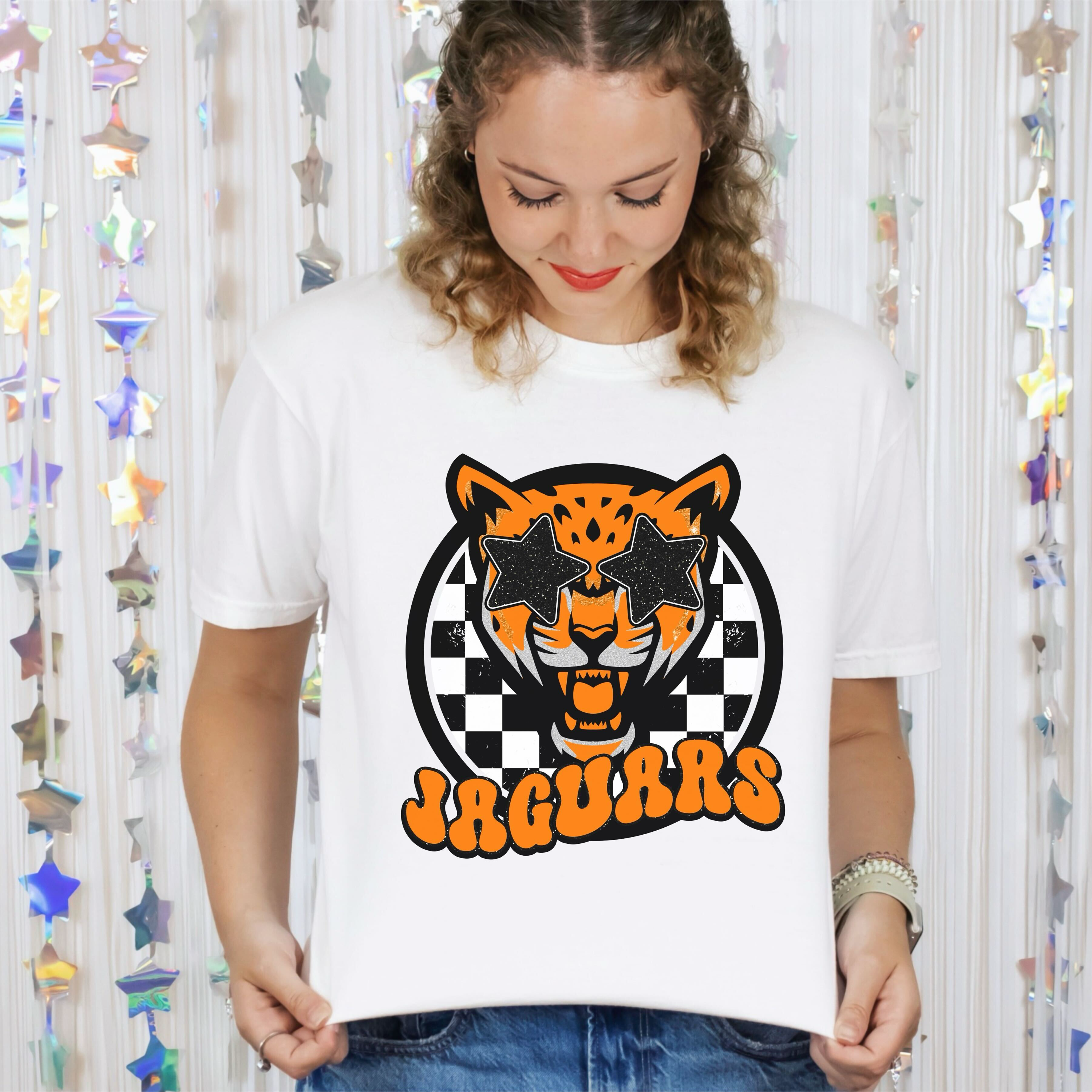 Jaguars Checkered Circle