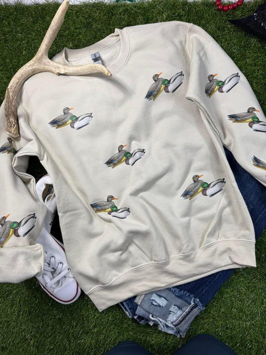Ducks In A Row Repeat Fleece