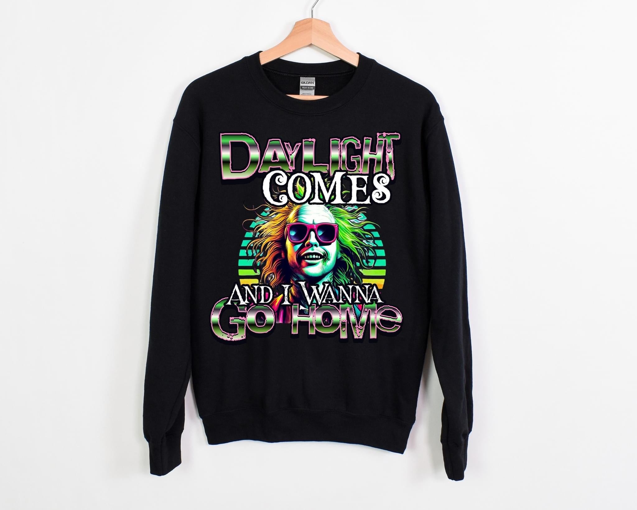 Daylight Comes Beetlejuice Crew Fleece