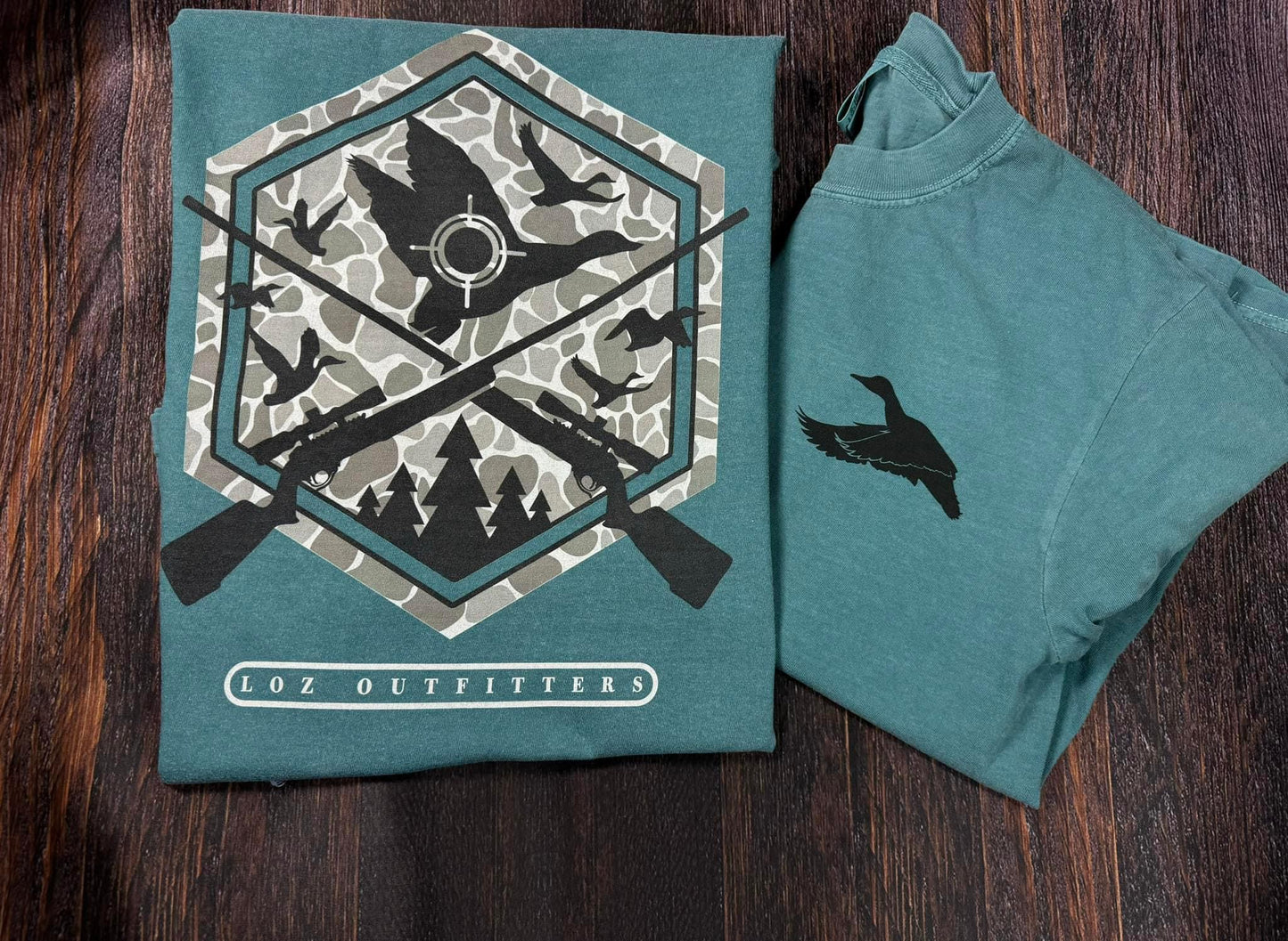 Custom Duck Camo Comfort Colors