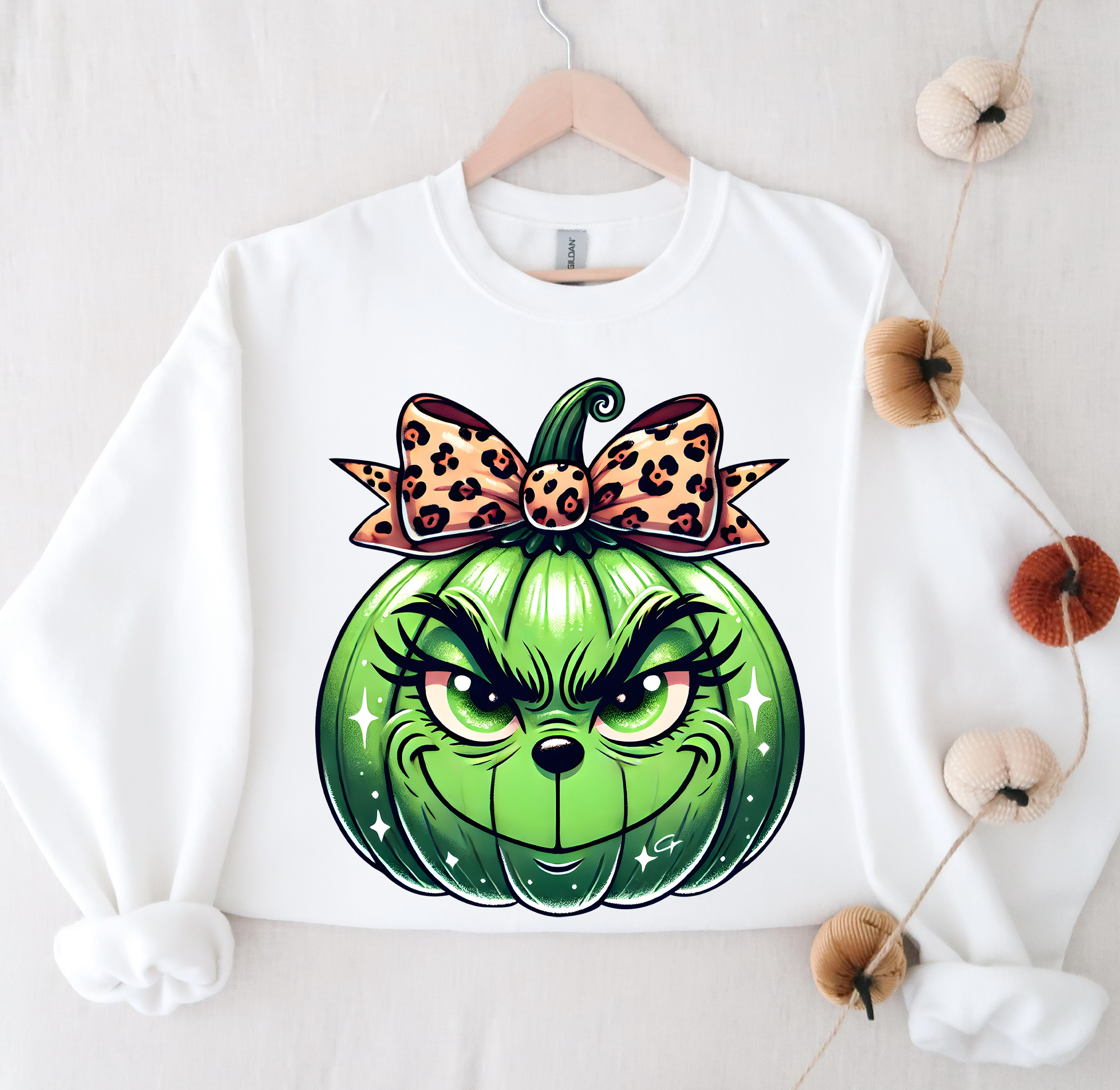 Green Pumpkin Crew Fleece