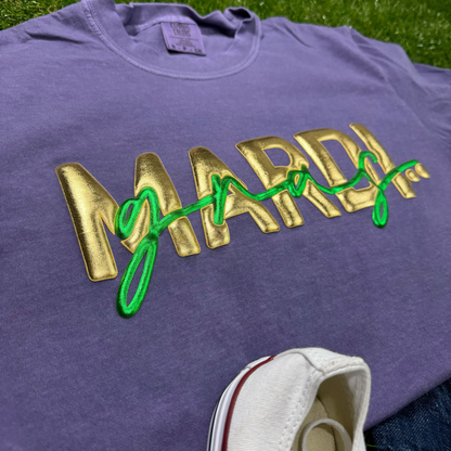 Mardi Gras Gold Puff Comfort Colors