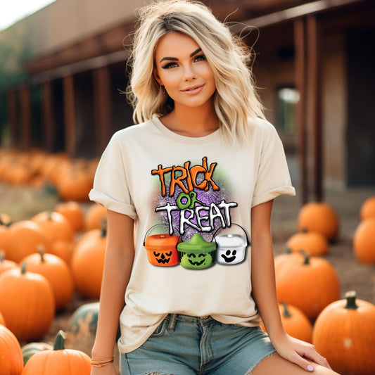 trick or treat pumpkin buckets