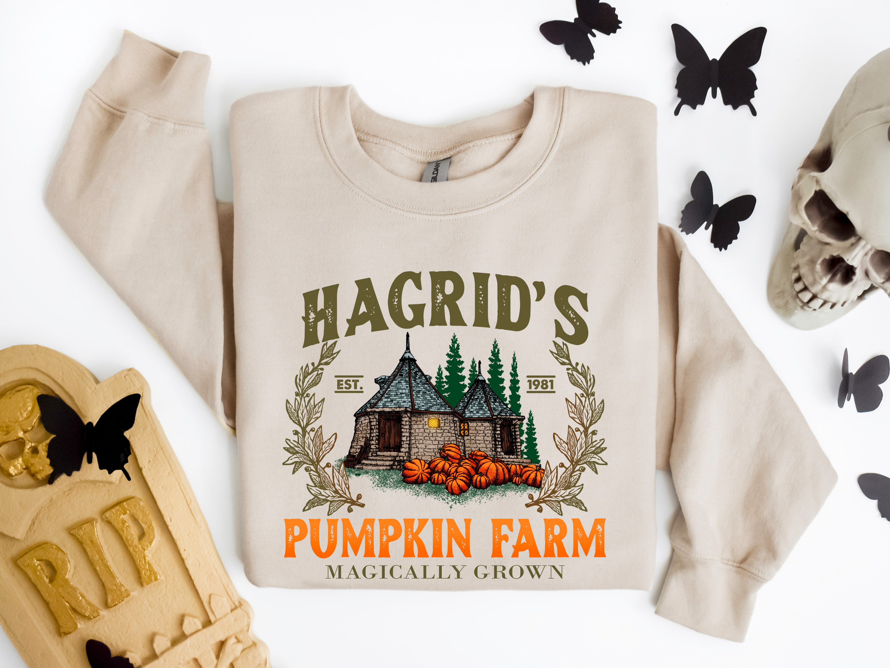 Hagrids Pumpkin Farm Hooded Fleece
