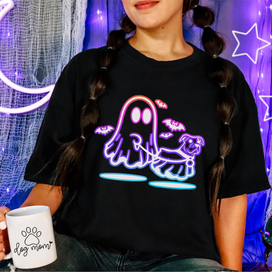 Neon Ghost Dog Pit Bull