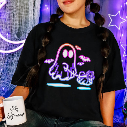 Neon Ghost Dog Pomeranian