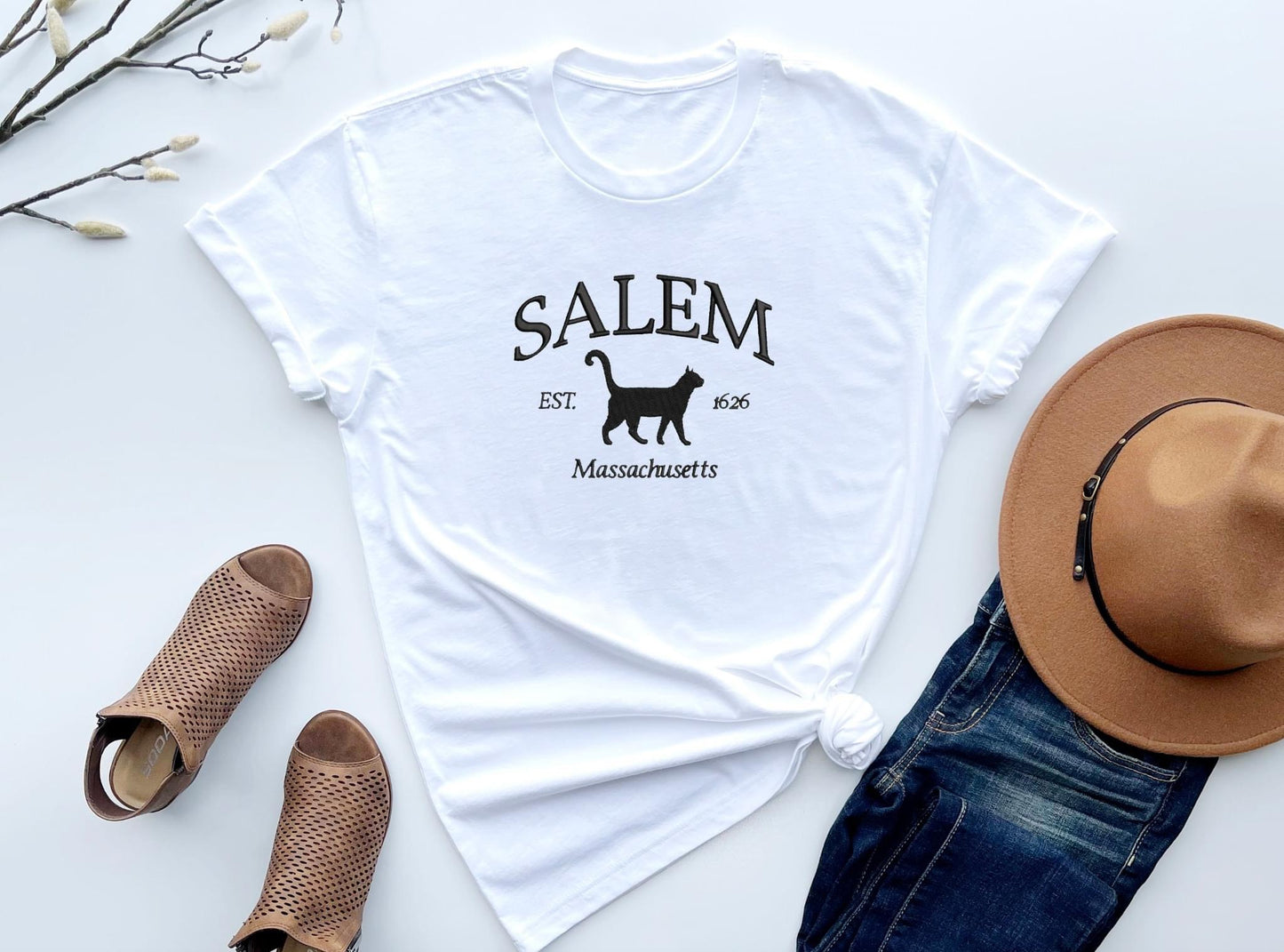 Salem Cat Embroidery