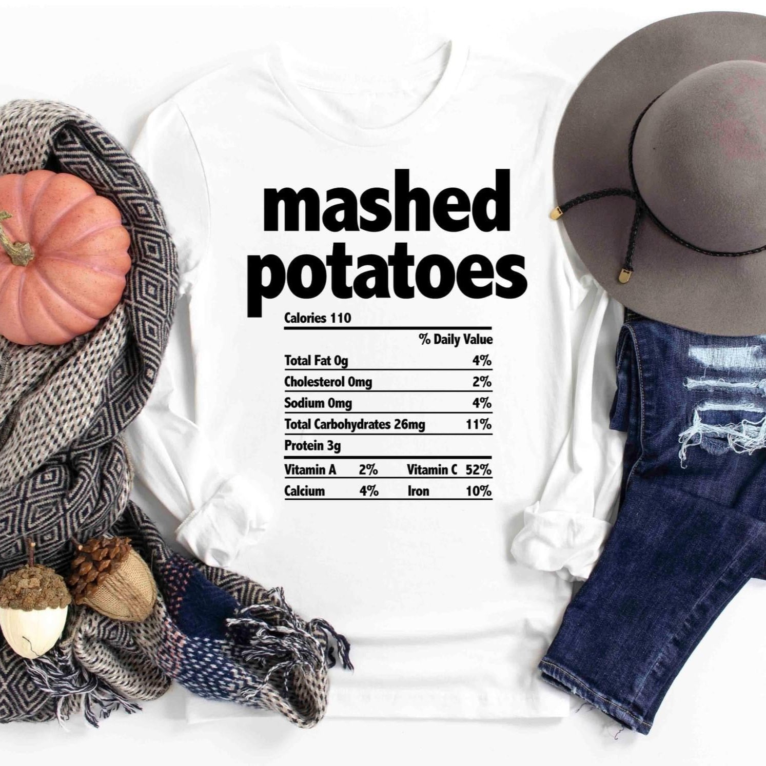 Mashed Potatoes Nutrition Label