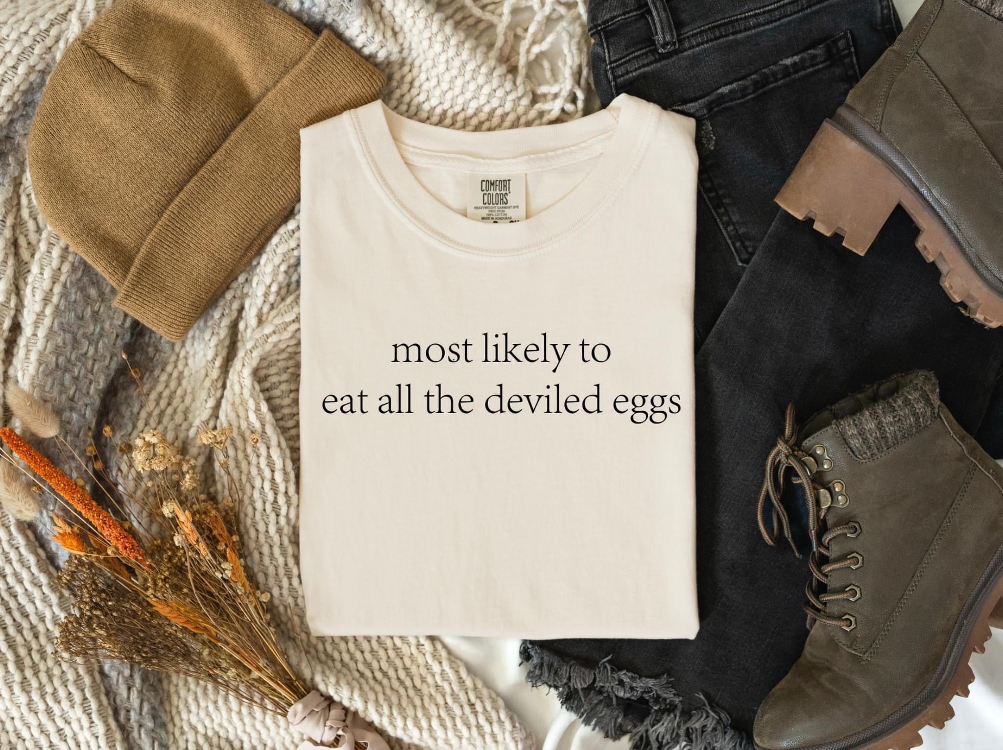 Most Likely To Eat All The Deviled Eggs Black