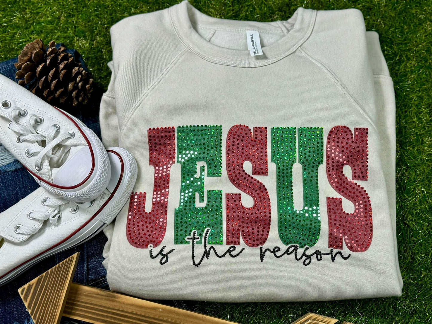 Jesus Is The Reason Spangle  BC