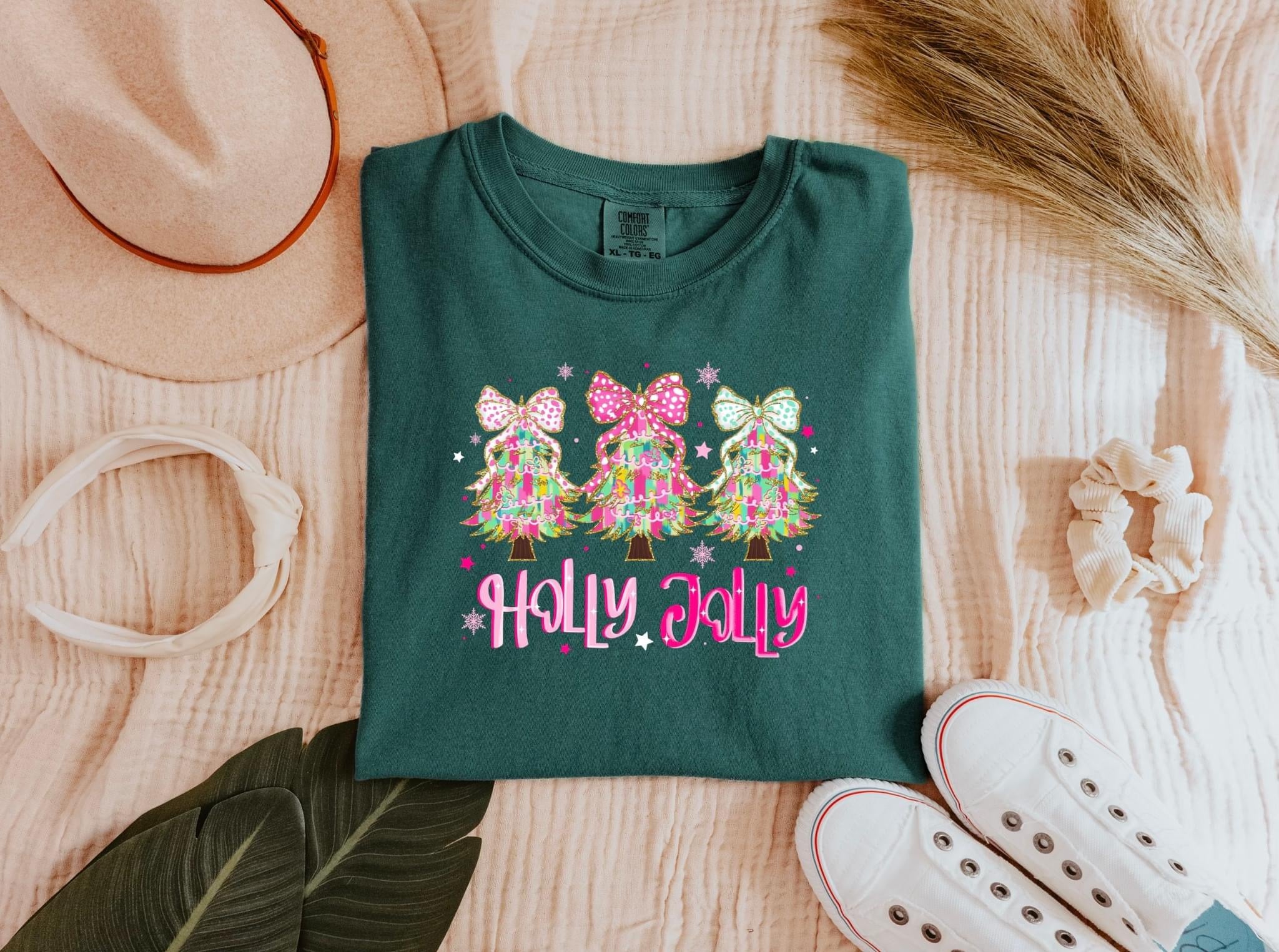Holly Jolly Trees Comfort Colors