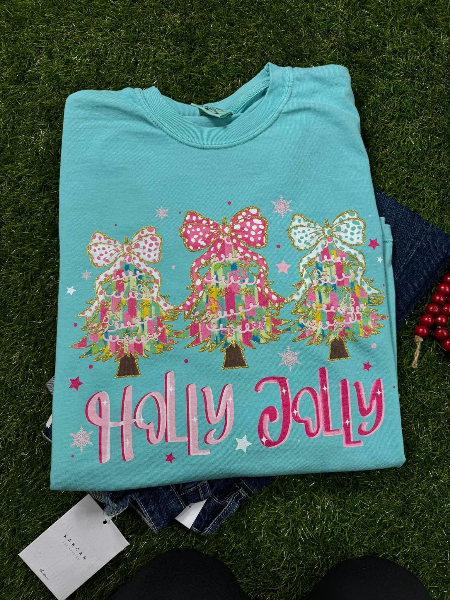 Holly Jolly Trees Comfort Colors