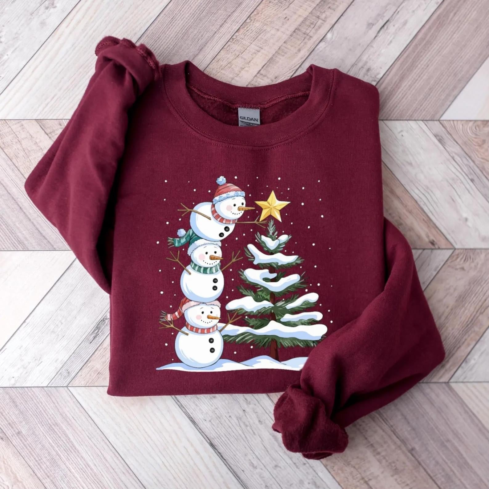Stacked Snowmen