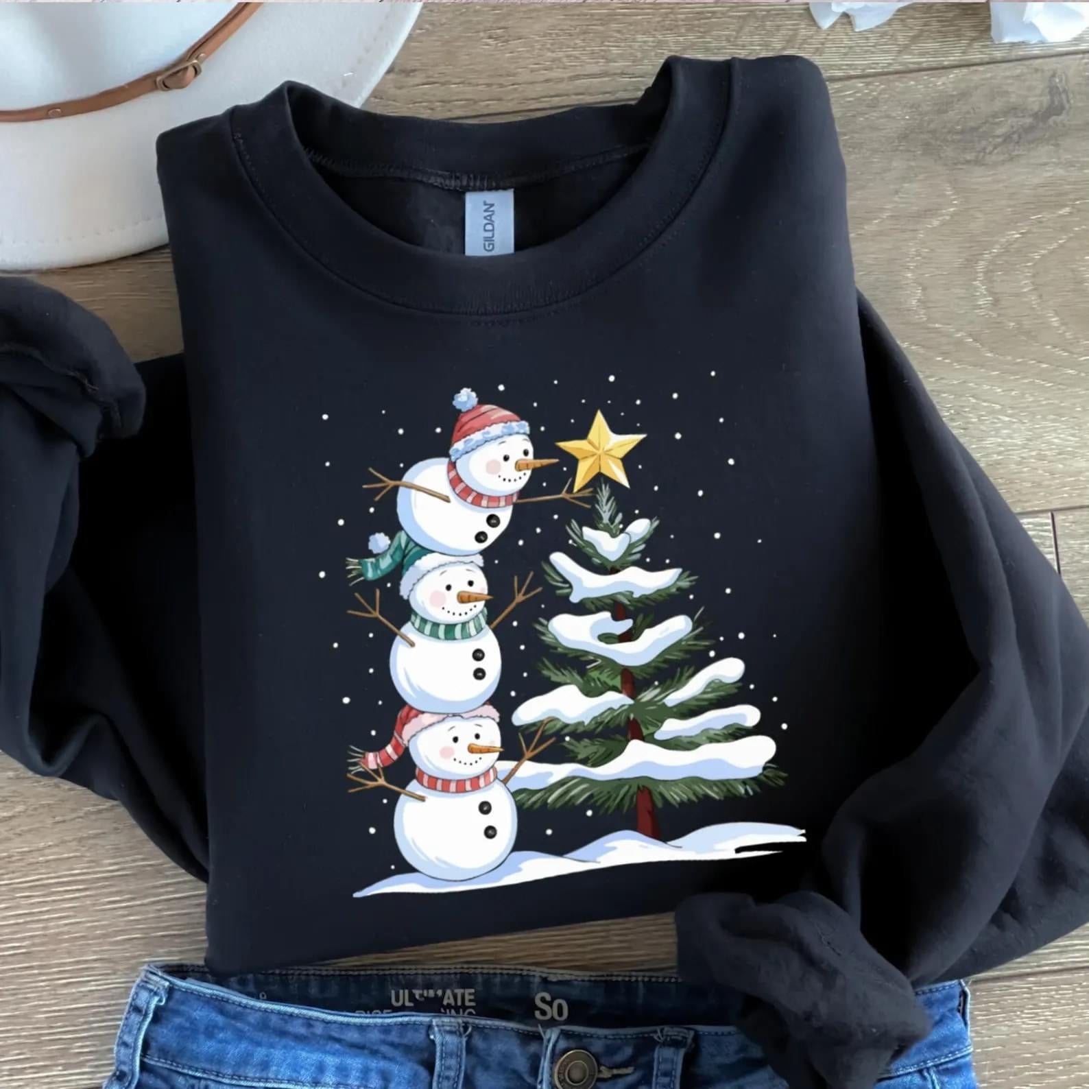 Stacked Snowmen