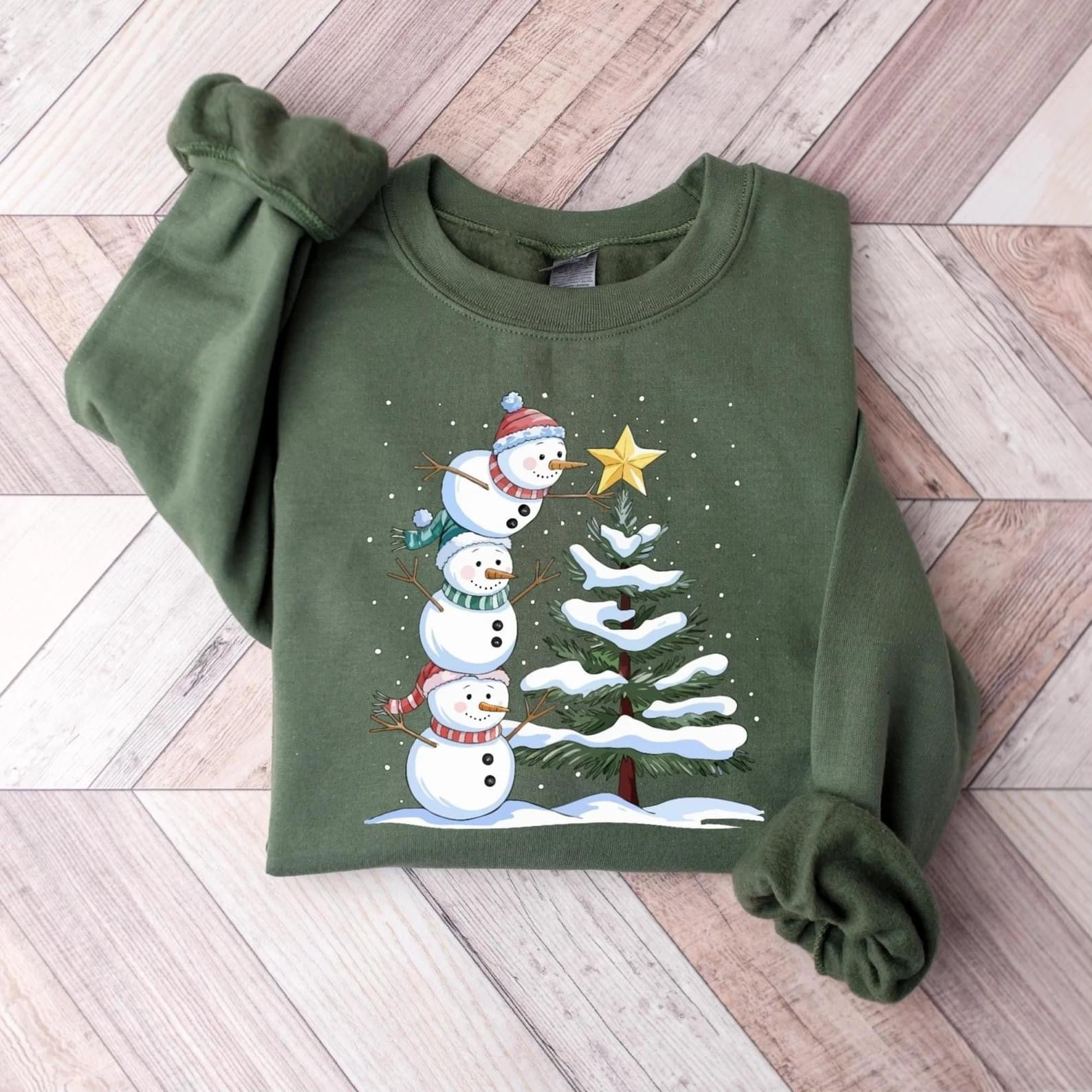 Stacked Snowmen