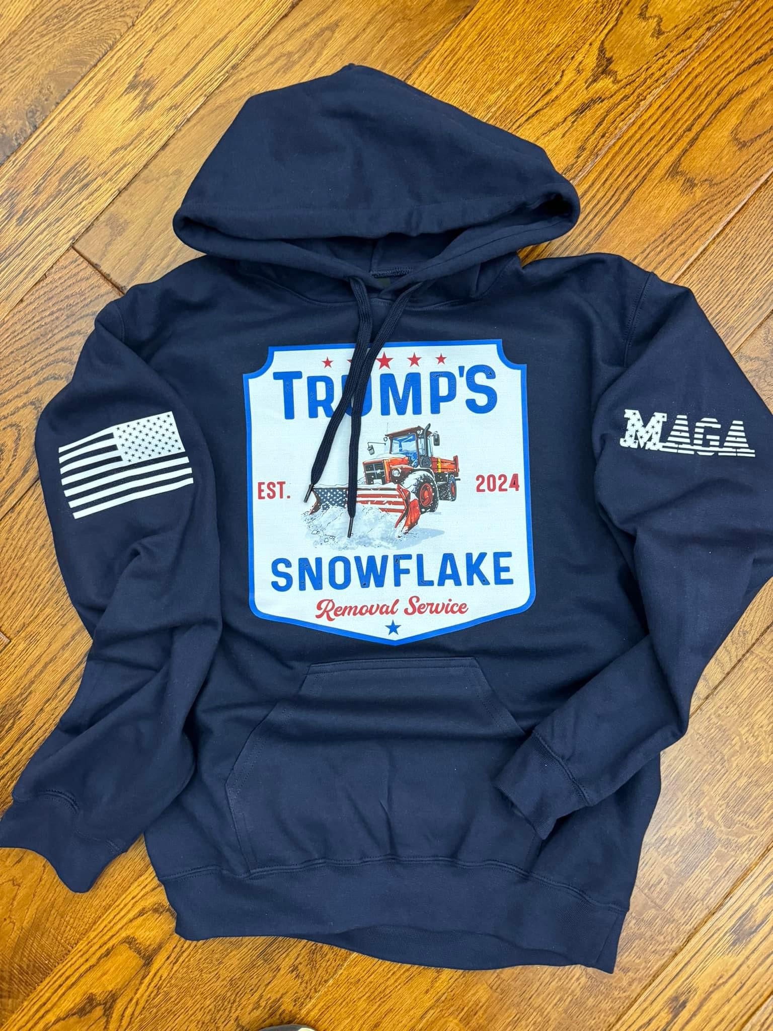 Trump’s Snowflake Removal Service With Sleeve Prints