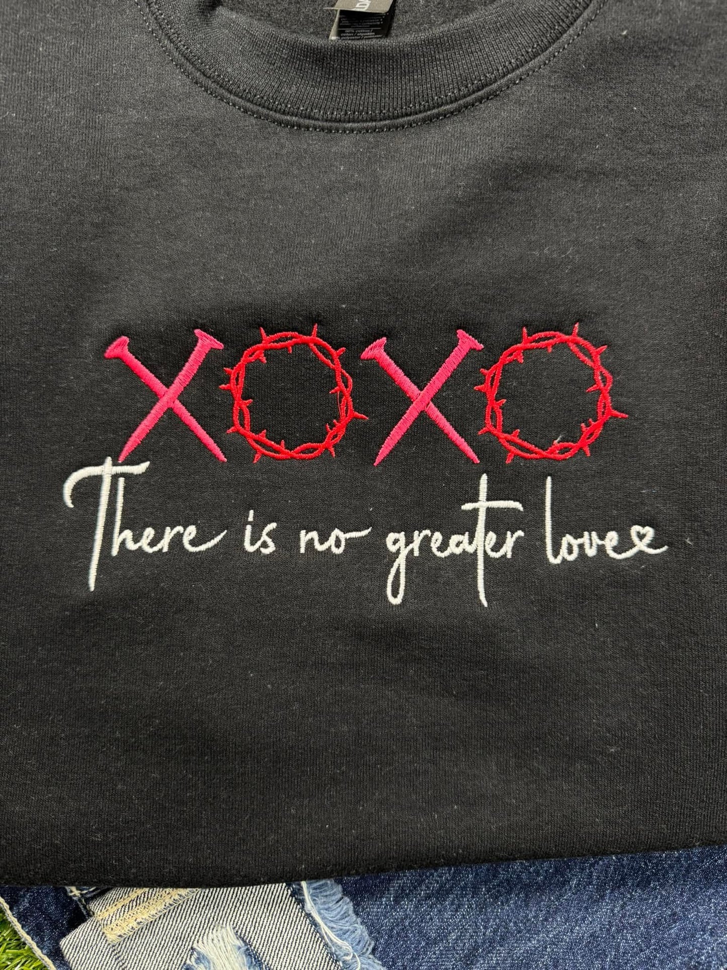There Is No Greater Love Embroidery