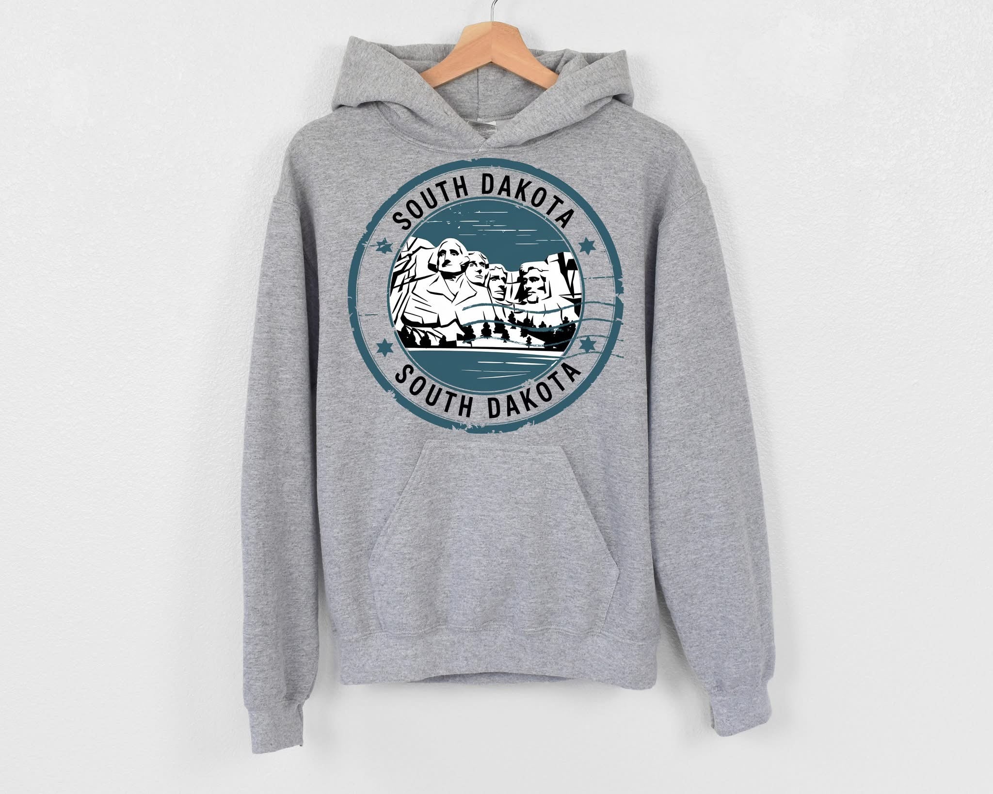 South Dakota Stamp Hooded Fleece