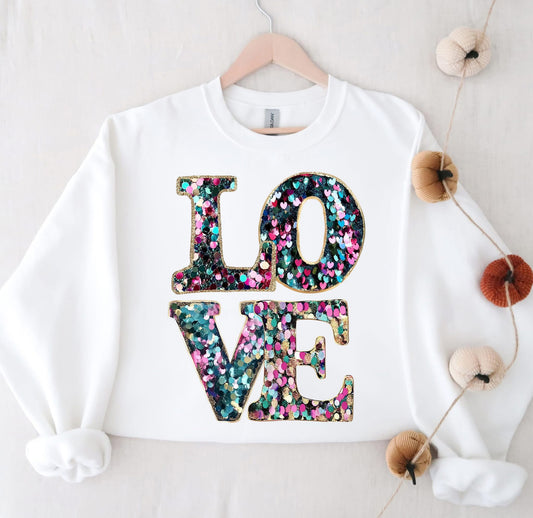 Love Faux Sequins