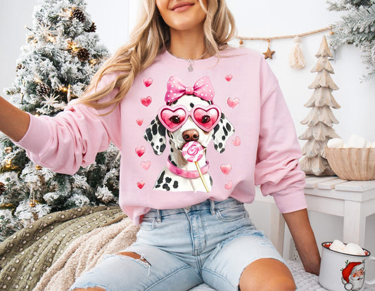 Dalmation Valentine Gum