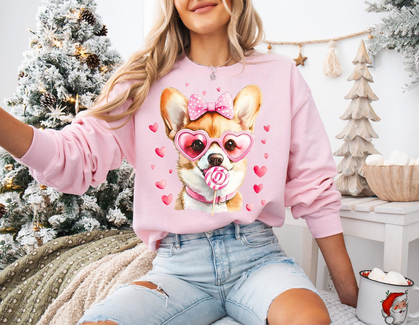 Corgi Valentines Gum